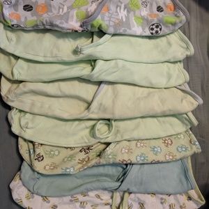 Lot of 8 Swaddle Me wraps